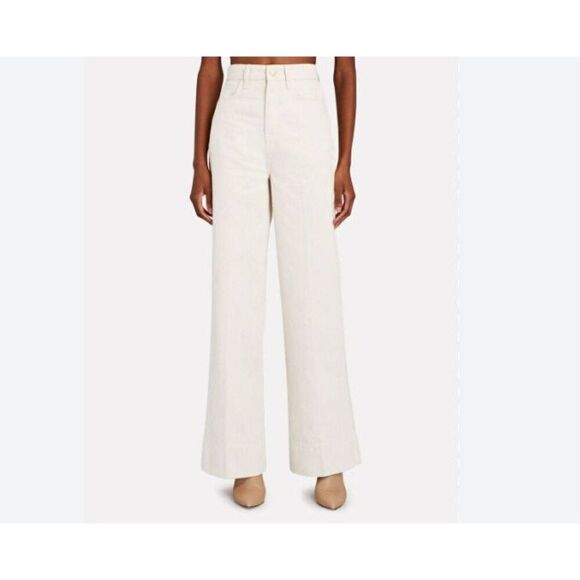 Triarchy Womens Jeans Ms. Onassis Manhattan High Rise Wide Leg US 0 EU 25 New - Picture 1 of 9
